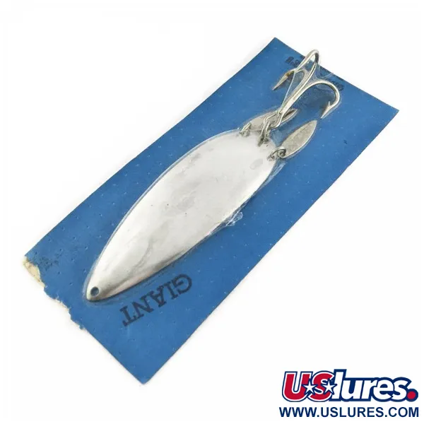  Marathon Bait Company Marathon Giant , 3/4oz Nickel fishing spoon #24088