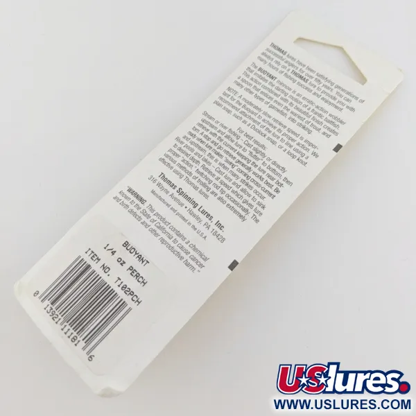   Thomas Buoyant, 1/4oz Perch fishing spoon #24095