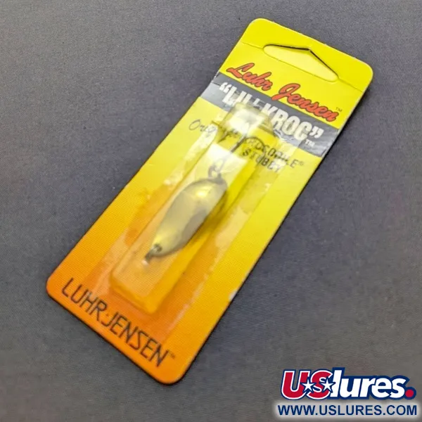   Luhr Jensen Lil' Kroc (Krocodile Stubby), 3/16oz gold fishing spoon #24100