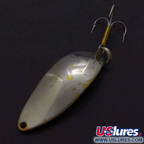 Vintage  Seneca Little Cleo (Hula Girl), 1/2oz Nickel / Brass fishing spoon #24102