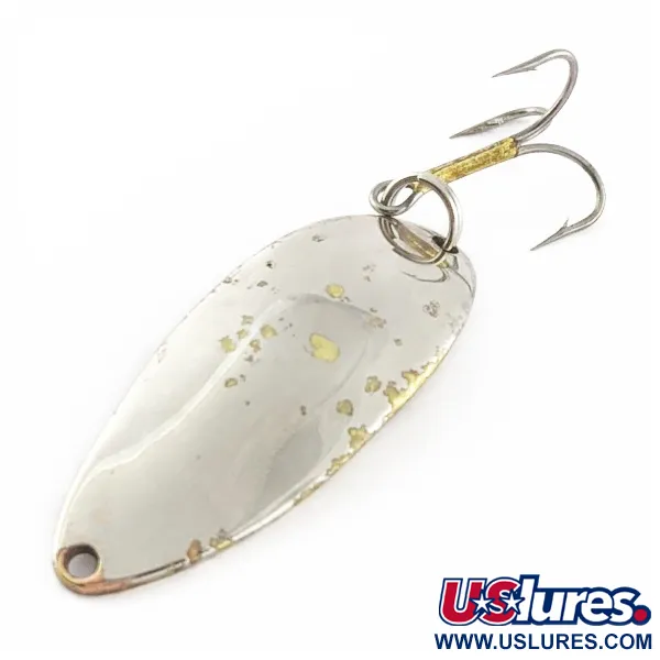 Vintage  Seneca Little Cleo (Hula Girl), 1/2oz Nickel / Brass fishing spoon #24102