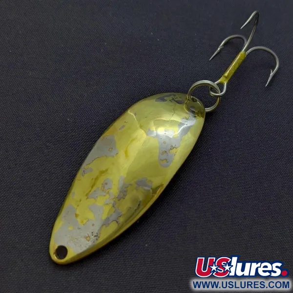 Vintage  Seneca Little Cleo (Hula Girl), 1/2oz  Brass fishing spoon #24103