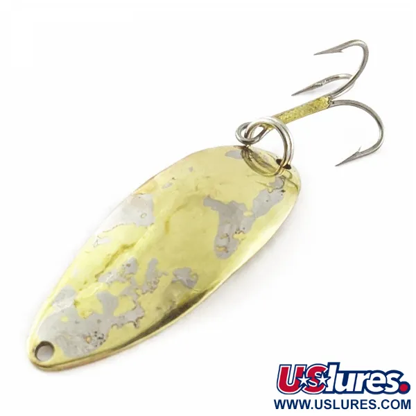 Vintage  Seneca Little Cleo (Hula Girl), 1/2oz  Brass fishing spoon #24103