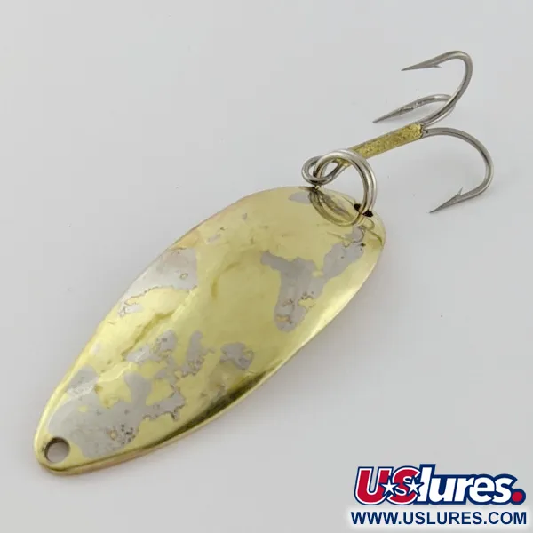 Vintage  Seneca Little Cleo (Hula Girl), 1/2oz  Brass fishing spoon #24103