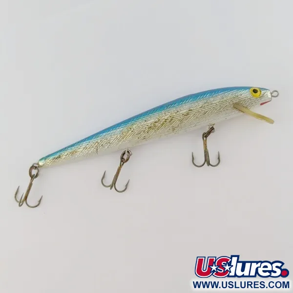 Vintage   Rebel Floater F12, 1/3oz SB (Silver/Blue) fishing lure #24105