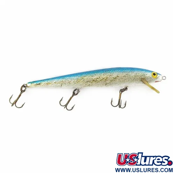 Vintage   Rebel Floater F12, 1/3oz SB (Silver/Blue) fishing lure #24105