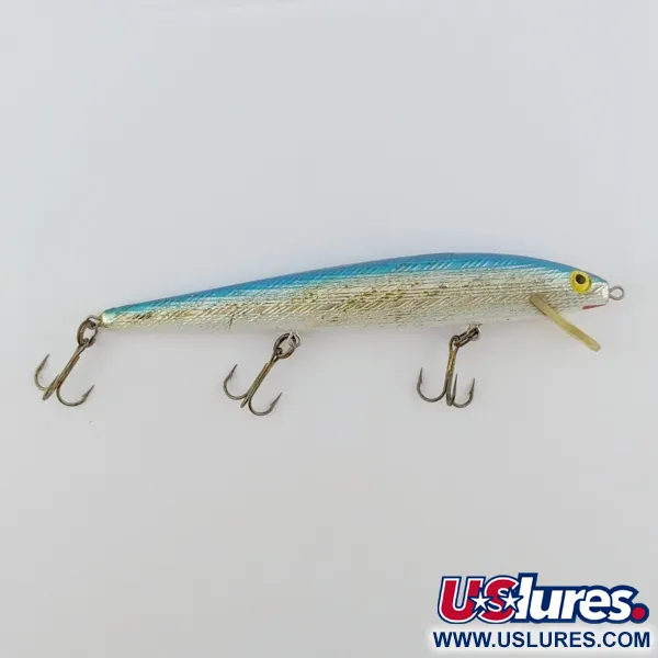 Vintage   Rebel Floater F12, 1/3oz SB (Silver/Blue) fishing lure #24105