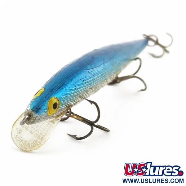 Vintage   Rebel Floater F12, 1/3oz SB (Silver/Blue) fishing lure #24105
