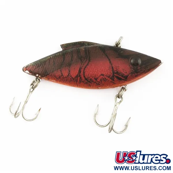 Vintage   Bill Lewis Rat-L-Trap, 1/2oz metallic red/black fishing lure #24106