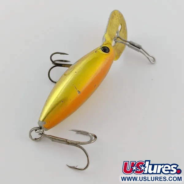 Vintage   Storm Hot'N'Tot Thin Fin, 1/4oz Gold fishing lure #24108