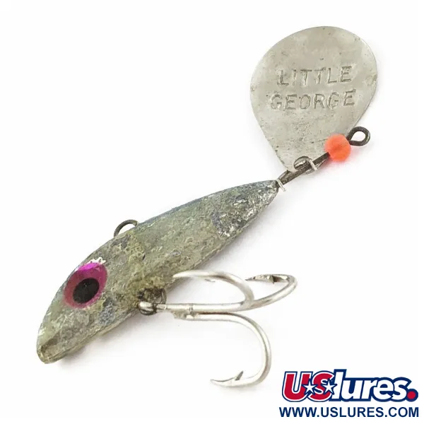 Vintage  Mann's Bait  Little George Tail Spinner​, 3/4oz nickel fishing #24117