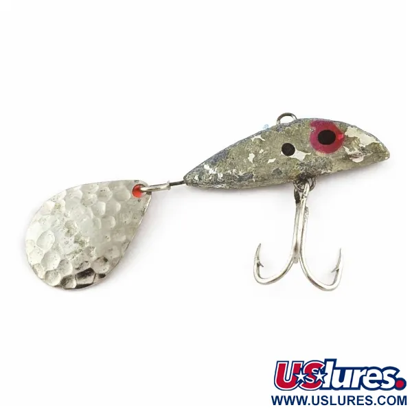 Vintage  Mann's Bait  Little George Tail Spinner​, 3/4oz nickel fishing #24117
