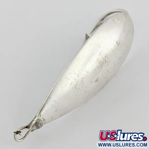 Vintage   Johnson Silver Minnow Weedless, 2/5oz silver fishing spoon #24129