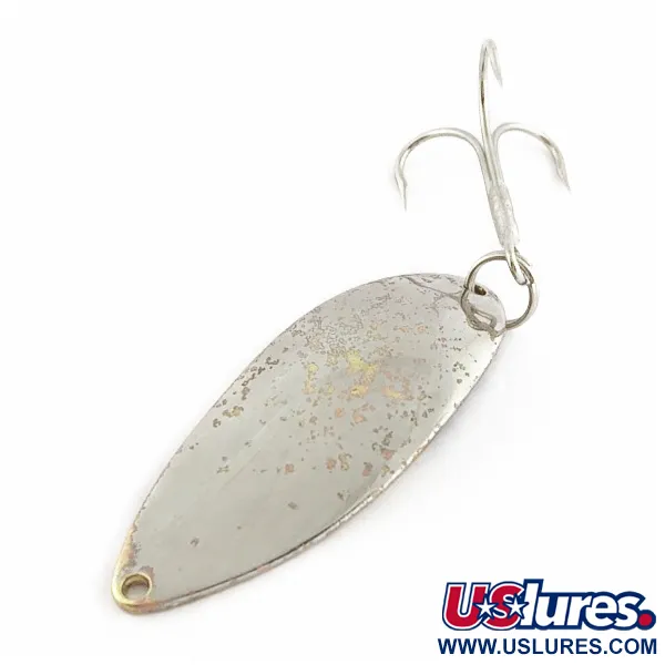 Vintage  Seneca Little Cleo (Hula Girl), 3/4oz Brass/nickel fishing spoon #24140