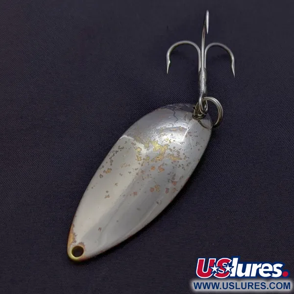 Vintage  Seneca Little Cleo (Hula Girl), 3/4oz Brass/nickel fishing spoon #24140