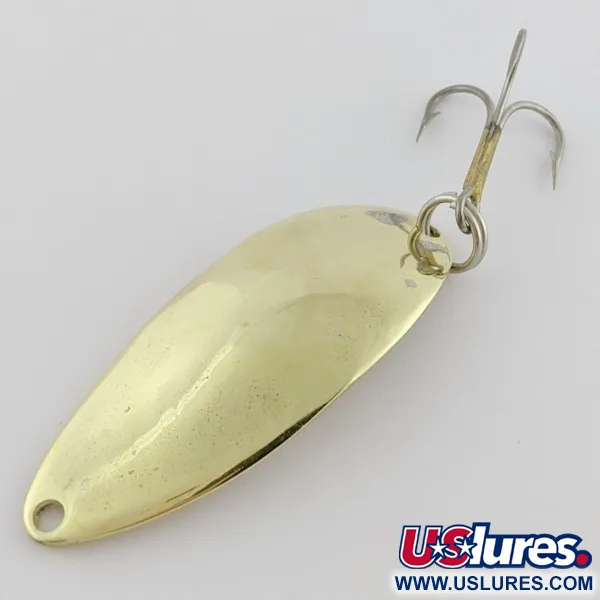 Vintage  Seneca Little Cleo (Hula Girl), 1/2oz  Brass fishing spoon #24144