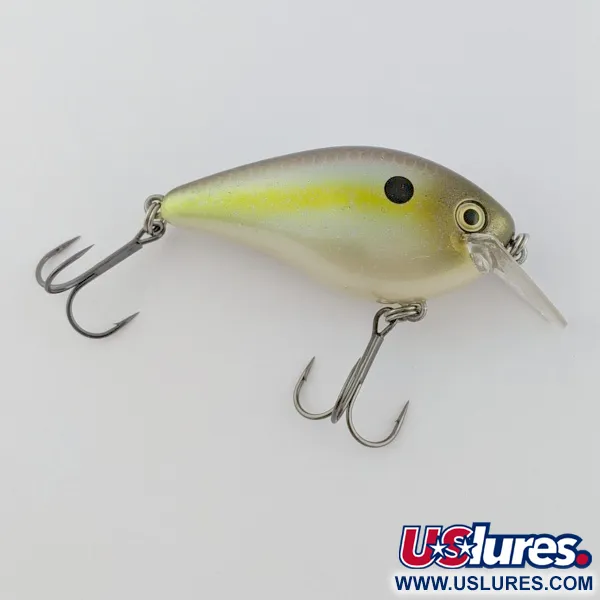 Vintage   Strike King KVD 1.5 Silent square bill, 2/5oz Olive Sexy Shad fishing lure #24145