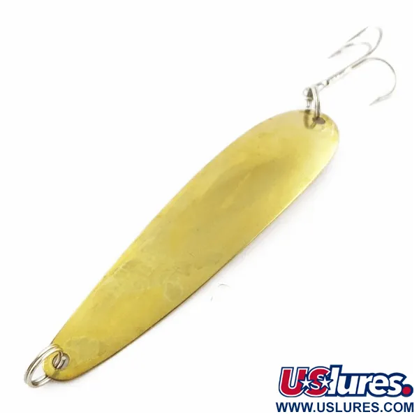 Vintage   Hicks Tackle, 2/5oz gold fishing spoon #24150