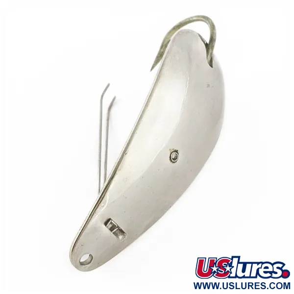 Vintage   Master Weedless Lotta Junior, 2/5oz silver fishing spoon #24158