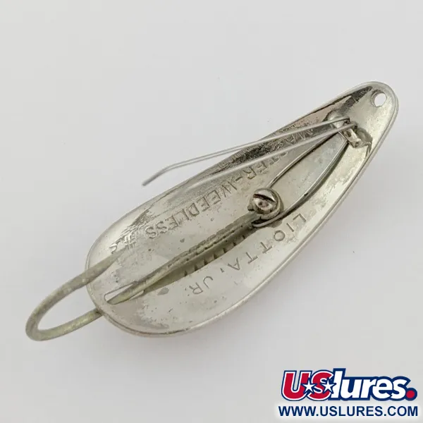 Vintage   Master Weedless Lotta Junior, 2/5oz silver fishing spoon #24158