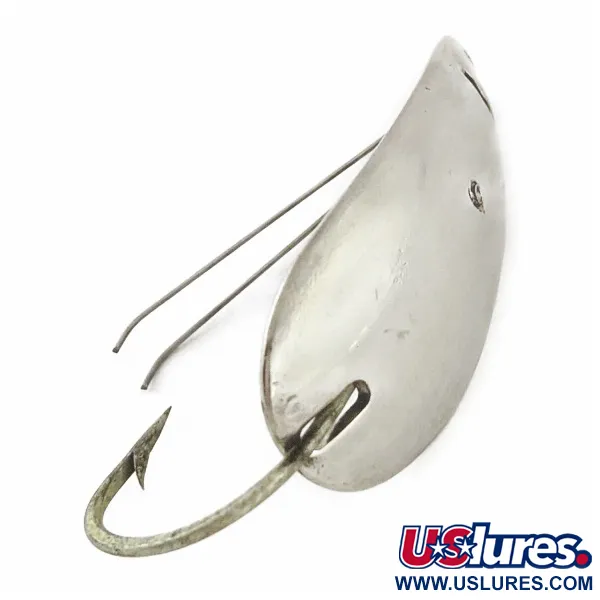 Vintage   Master Weedless Lotta Junior, 2/5oz silver fishing spoon #24158