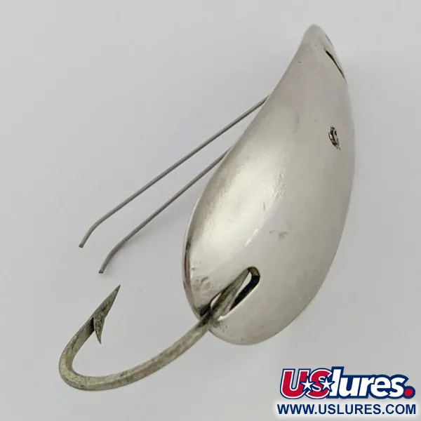 Vintage   Master Weedless Lotta Junior, 2/5oz silver fishing spoon #24158