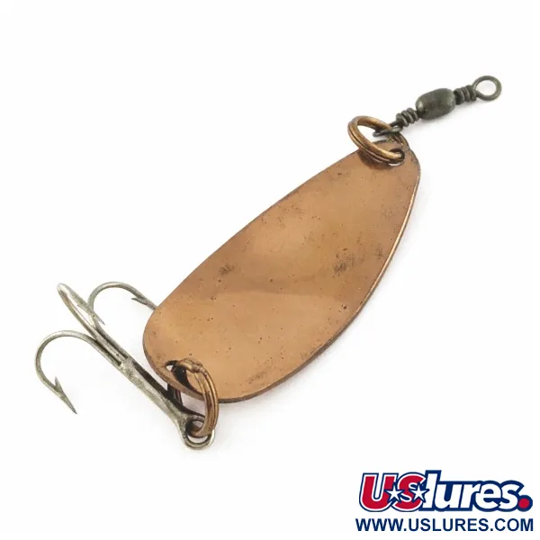 Vintage   M&amp;M 66 Vanetten, 1/2oz copper fishing spoon #24159