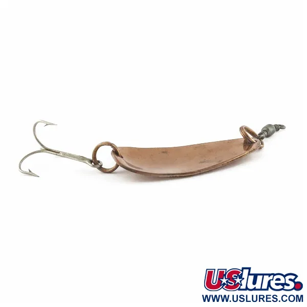 Vintage   M&amp;M 66 Vanetten, 1/2oz copper fishing spoon #24159