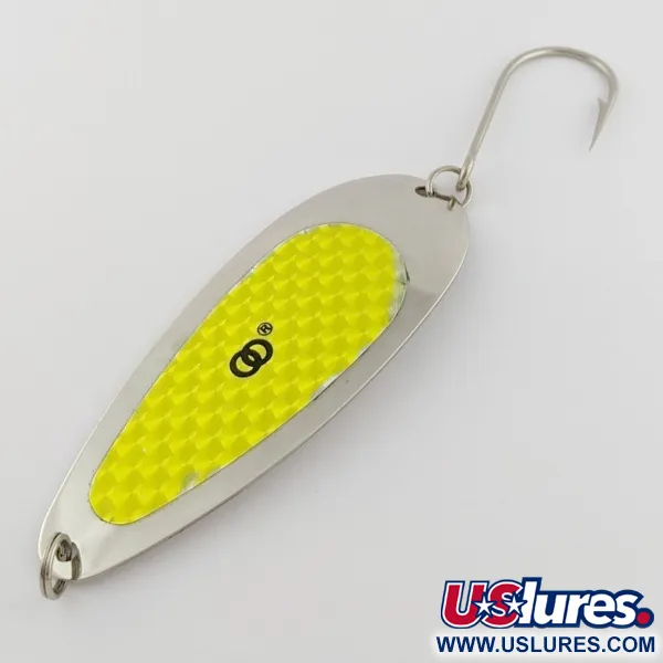 Vintage    GRASSL’S DOUBLE OO BAYFIELD BRUTE, 1oz nickel fishing spoon #24160