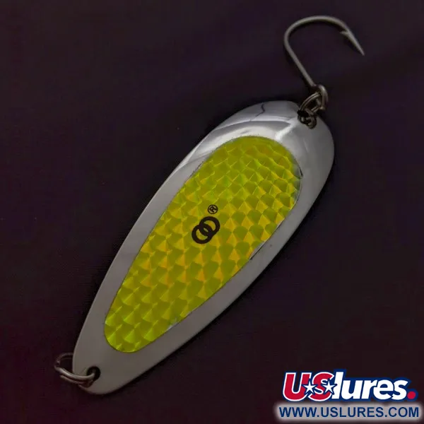 Vintage    GRASSL’S DOUBLE OO BAYFIELD BRUTE, 1oz nickel fishing spoon #24160