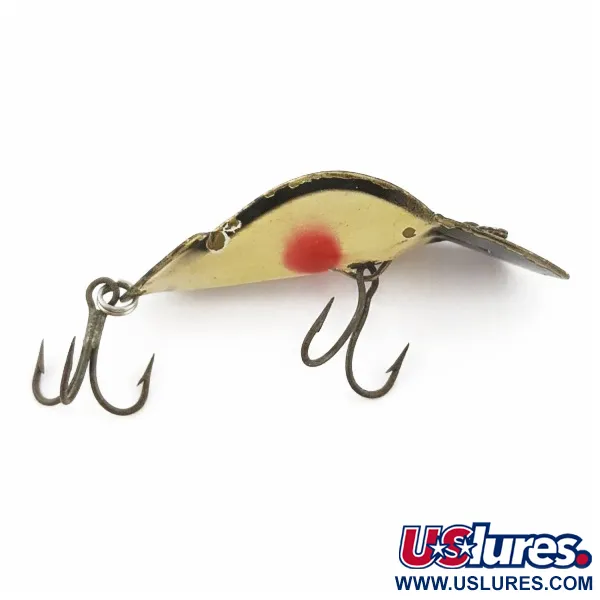 Vintage   Buck Perry spoonplug, 1/4oz Black/White fishing spoon #24162