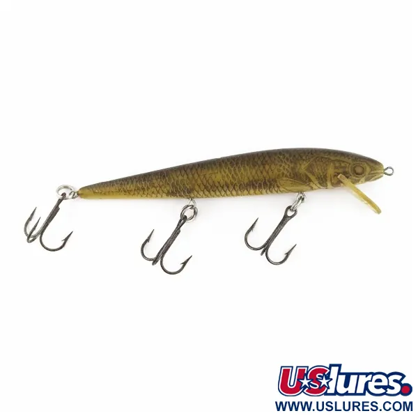 Vintage   Rebel Floater F12, 1/3oz Naturalized Baby Bass fishing lure #24167