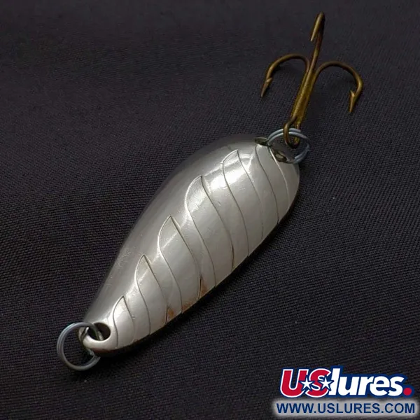 Vintage  Abu Garcia  Garcia Sierra Spoon, 2/5oz Silver fishing spoon #24169