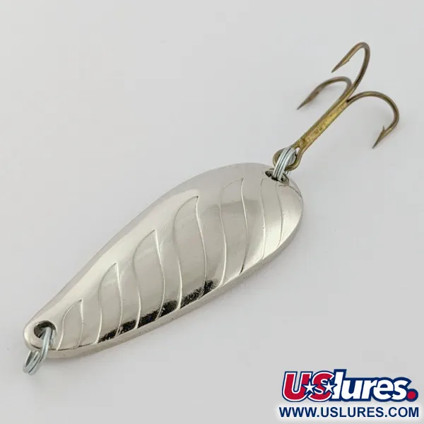 Vintage  Abu Garcia  Garcia Sierra Spoon, 2/5oz Silver fishing spoon #24169