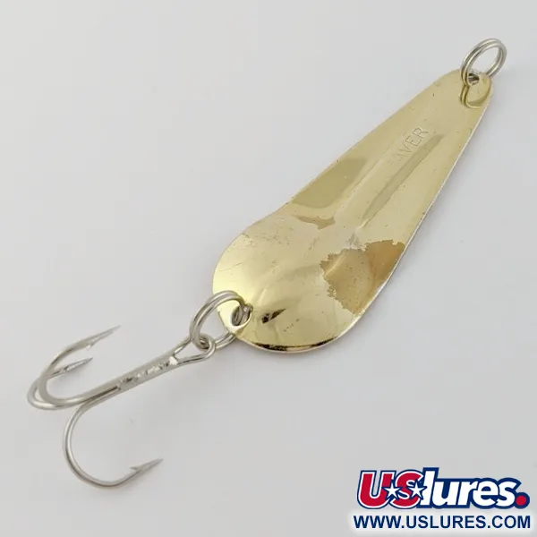 Vintage   James Aitken Haver, 2/5oz gold fishing spoon #24172