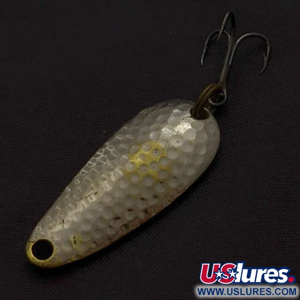 Vintage   Nebco Tor-P-Do 1, 1/3oz nickel/brass fishing spoon #24173