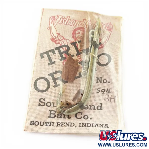   South Bend Trix-Oreno 594, 1/16oz silver/red fishing spoon #24176