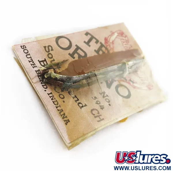   South Bend Trix-Oreno 594, 1/16oz silver/red fishing spoon #24177