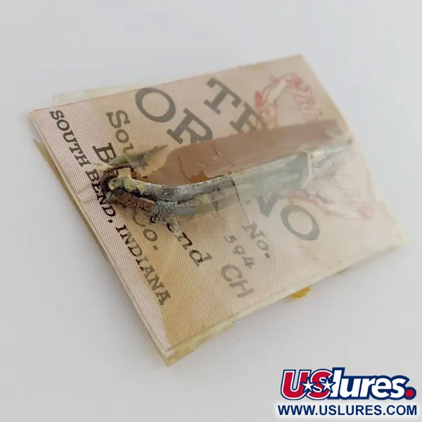   South Bend Trix-Oreno 594, 1/16oz silver/red fishing spoon #24177