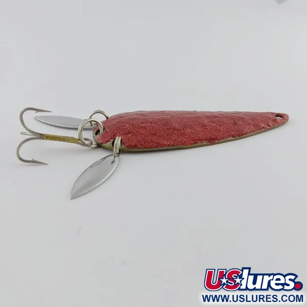 Vintage  Marathon Bait Company Marathon, 3/5oz white/red fishing spoon #24180