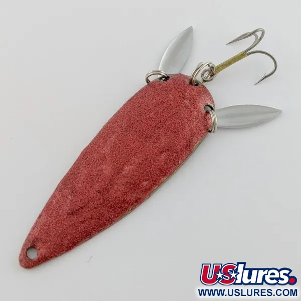 Vintage  Marathon Bait Company Marathon, 3/5oz white/red fishing spoon #24180