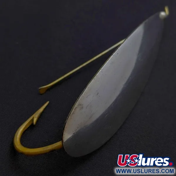 Vintage   Johnson Silver Minnow, 1oz silver/gold fishing spoon #24182