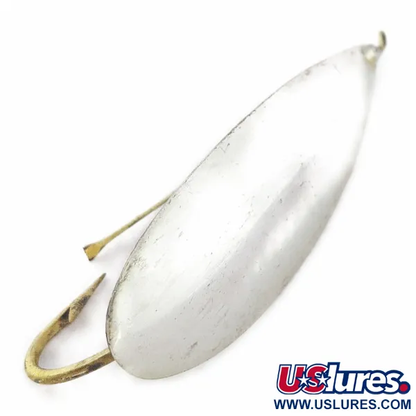 Vintage   Johnson Silver Minnow, 1oz silver/gold fishing spoon #24182