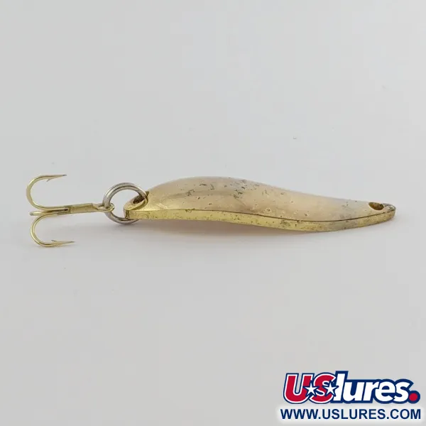 Vintage   Acme Fiord Spoon Jr Lightning (50s), 1/4oz gold fishing spoon #24184