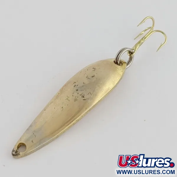 Vintage   Acme Fiord Spoon Jr Lightning (50s), 1/4oz gold fishing spoon #24184