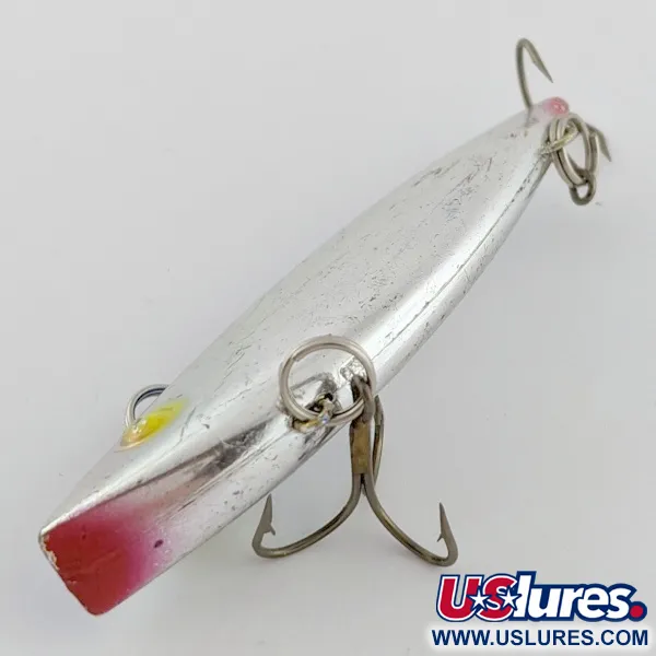 Vintage   Bill Lewis Rat-L-Trap, 1/2oz Nickel Blue Back fishing lure #24188