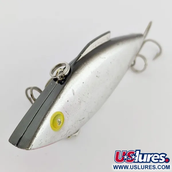 Vintage   Bill Lewis Rat-L-Trap, 1/2oz RT 25 Nickel Black Back fishing lure #24189