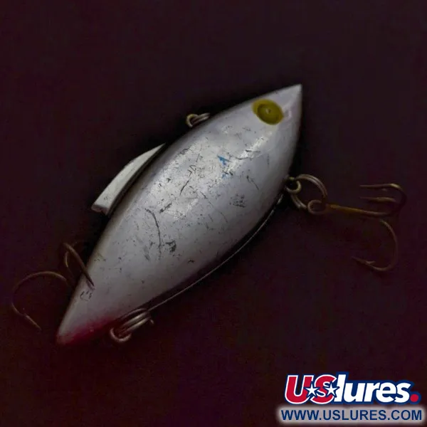 Vintage   Bill Lewis Rat-L-Trap, 1/2oz RT 25 Nickel Black Back fishing lure #24189