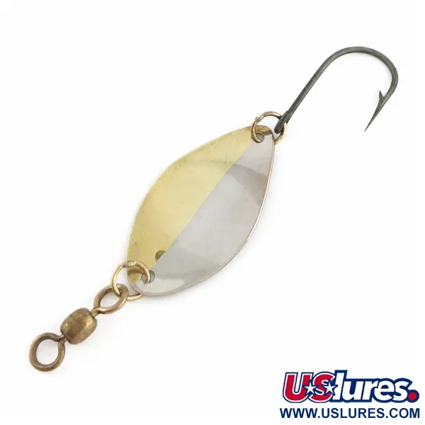 Vintage   Otto's ACE BAITS, 3/32oz nickel/brass fishing spoon #24193