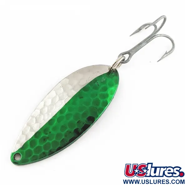 Vintage  Eppinger Dardevle Devle Dog  Detroit (1980 s), 3/4oz Nickel/Green fishing spoon #24199